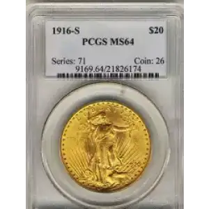 Double Eagles---Saint Gaudens 1907-1933 -Gold- 20 Dollar (3)