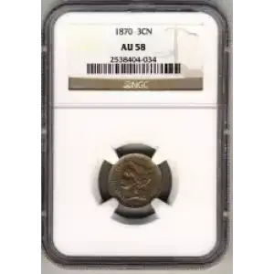 Nickel Three Cent Pieces 1865-1889 (3)