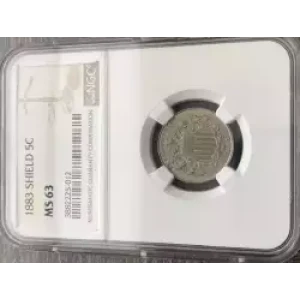 Nickel Five Cent Pieces-Shield 1866-1883 (3)