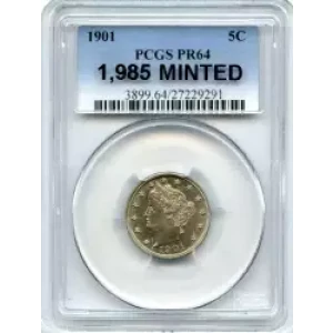 Nickel Five Cent Pieces-Liberty Head 1883-1913 (3)