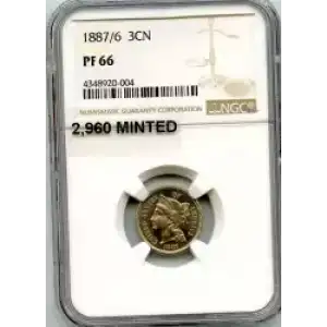 Nickel Three Cent Pieces 1865-1889 (3)