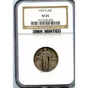 Quarter Dollars---Standing Liberty (3)