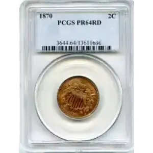 Two cent pieces-Two cent pieces 1864-73 -Copper (3)