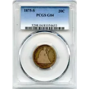 Twenty Cent Pieces-Liberty Seated 1875-1878 (3)