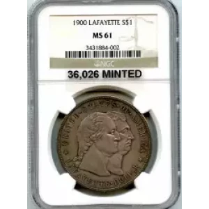 Classic Commemorative Silver--- Lafayette Dollar 1900 (3)