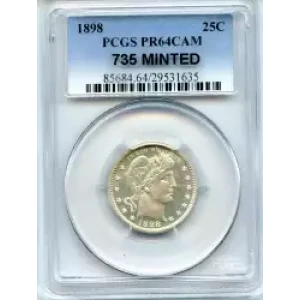 Quarter Dollars---Barber or Liberty Head (3)