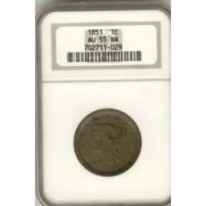 Large Cents - Braided Hair Cent (1839-1857) (3)