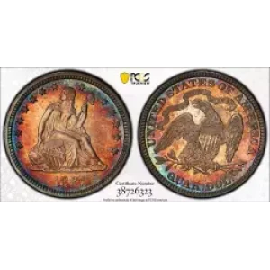 Liberty Seated Quarter Dollar (3)