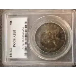 Half Dollars---Capped Bust, Reeded Edge 1836-1839 -Silver- 0.5 Dollar (3)