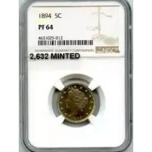 Nickel Five Cent Pieces-Liberty Head 1883-1913 (3)