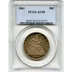 Half Dollars---Liberty Seated 1839-1891 -Silver- 0.5 Dollar (3)