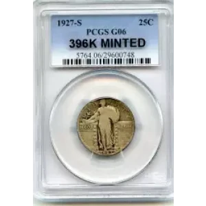 Quarter Dollars---Standing Liberty (3)