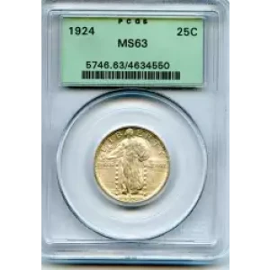 Quarter Dollars---Standing Liberty (3)