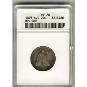 Twenty Cent Pieces-Liberty Seated 1875-1878 (3)