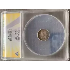 Silver Three Cent Pieces Trimes-1851-1873 (3)