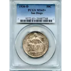 Classic Commemorative Silver--- California Pacific International Exposition 1935-1936-Silver- 0.5 Dollar (3)