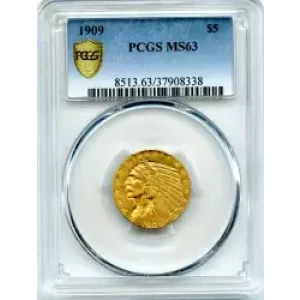 Half Eagles---Indian Head 1908-1929 -Gold- 5 Dollar (3)