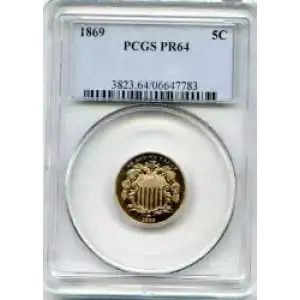 Nickel Five Cent Pieces-Shield 1866-1883 (3)