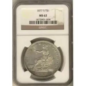 Trade Dollars---Trade Dollars 1873-1885 -Silver- 1 Dollar (3)