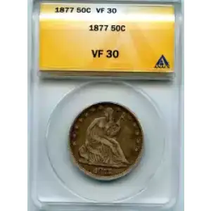 Half Dollars---Liberty Seated 1839-1891 -Silver- 0.5 Dollar (3)