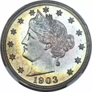 Nickel Five Cent Pieces-Liberty Head 1883-1913 (3)