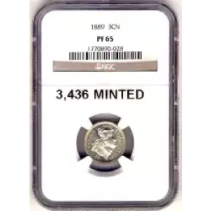 Nickel Three Cent Pieces 1865-1889 (3)