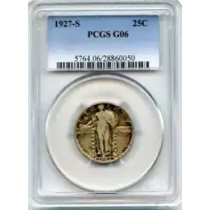 Quarter Dollars---Standing Liberty (3)