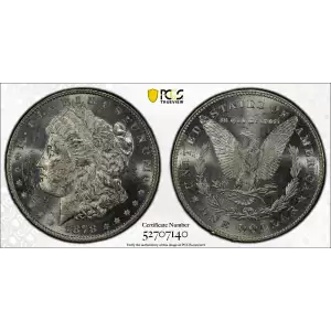 1878 7TF $1 Reverse of 1878