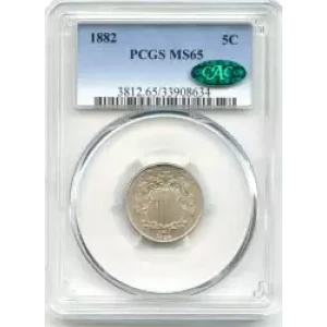 Nickel Five Cent Pieces-Shield 1866-1883 (3)