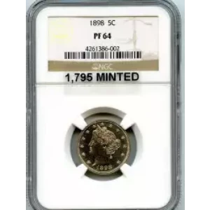 Nickel Five Cent Pieces-Liberty Head 1883-1913 (3)