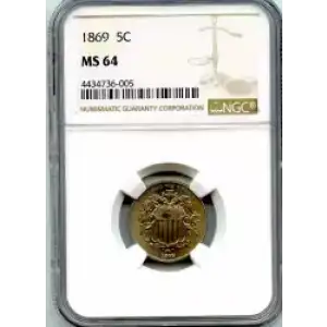 Nickel Five Cent Pieces-Shield 1866-1883 (3)