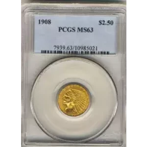 Quarter Eagles---Indian Head 1908-1929 -Gold- 2.5 Dollar (3)