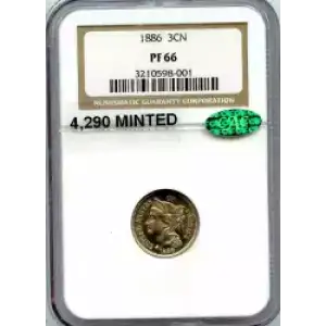 Nickel Three Cent Pieces 1865-1889 (3)