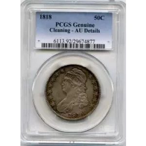 Half Dollars---Capped Bust, Reeded Edge 1836-1839 -Silver- 0.5 Dollar (3)