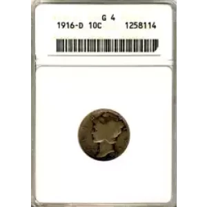 Dimes---Winged Liberty Head or Mercury 1916-1945 -Silver- 1 Dime (3)