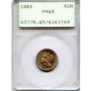 Nickel Three Cent Pieces 1865-1889 (3)