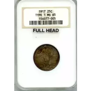 Quarter Dollars---Standing Liberty (3)