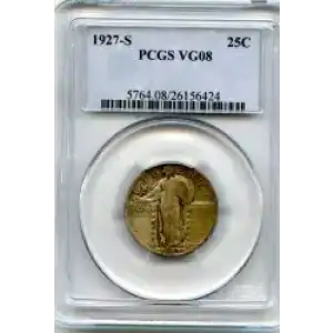 Quarter Dollars---Standing Liberty (3)