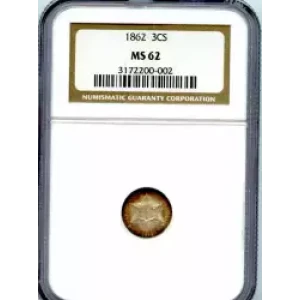 Silver Three Cent Pieces Trimes-1851-1873 (3)