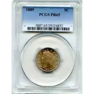 Nickel Five Cent Pieces-Liberty Head 1883-1913 (3)