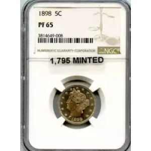 Nickel Five Cent Pieces-Liberty Head 1883-1913 (3)