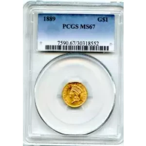 Gold Dollars---Indian Princess Head, Large Head 1856-1889 -Gold- 1 Dollar (3)