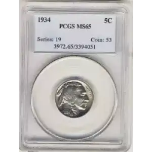 Nickel Five Cent Pieces-Indian Head or Buffalo (3)