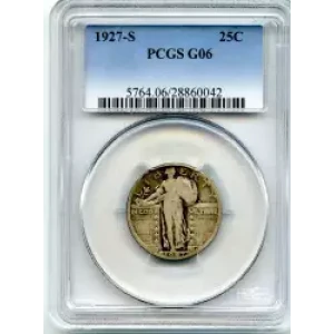 Quarter Dollars---Standing Liberty (3)