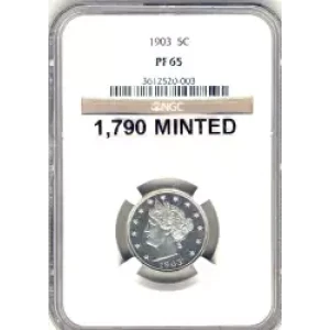 Nickel Five Cent Pieces-Liberty Head 1883-1913 (3)