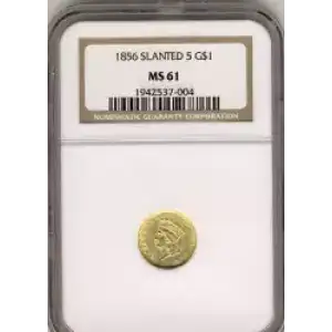 Gold Dollars---Indian Princess Head, Large Head 1856-1889 -Gold- 1 Dollar (3)