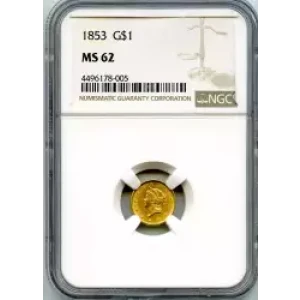 Gold Dollars---Liberty Head 1849-1854 -Gold- 1 Dollar (3)