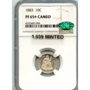 Dimes - Liberty Seated 1837-1891 (3)