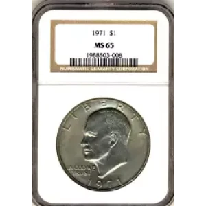 Dollars---Eisenhower 1971-1978 Copper-Nickel- 1 Dollar (3)