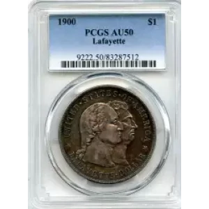 Classic Commemorative Silver--- Lafayette Dollar 1900 (3)